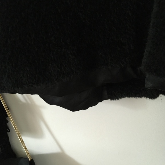 AGNONA Black Alpaca Spazzolino Teddy Bear Oversized Coat M to L - Picture 9 of 9